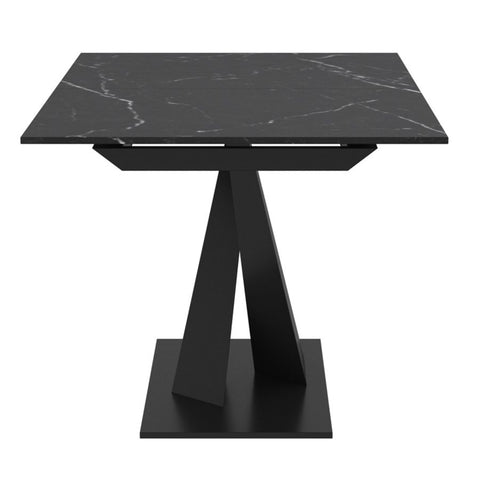 Julius Black Extendable Sintered Stone Dining Table-7