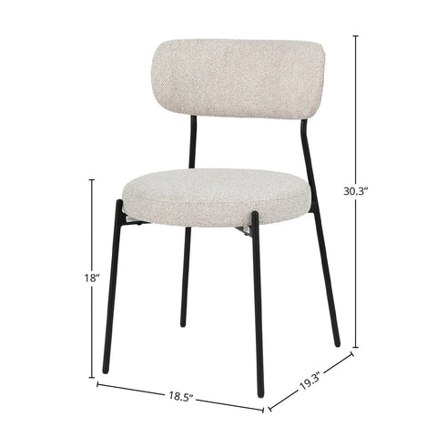 Kai Bone White - Dining Chair LH (Set Of Two)