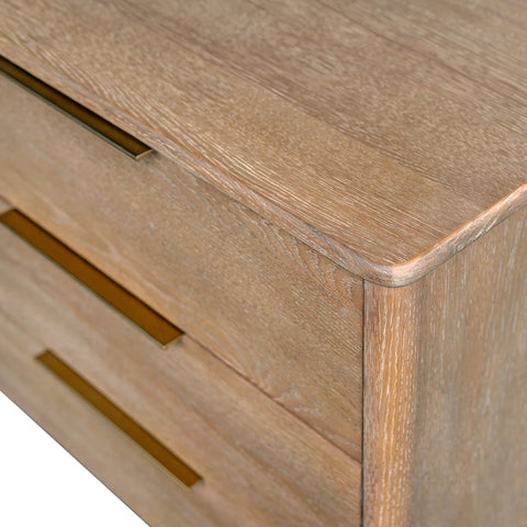 Kamelia Sand Six Drawer- Dresser LH