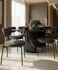 Kai Grey Upholstered Dining Chairs - Set of 2