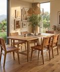 Kamelia Natural Oak Dining Table