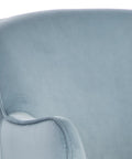 Karina Cornflower Blue Fabric Swivel Office Chair-6