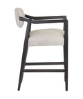 Keagan Light Grey Modern Leather Counter Stool-2