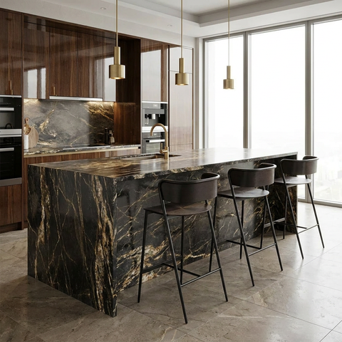 Keanu Gunmetal Modern Metal Counter Stool 