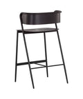 Keanu Gunmetal Modern Metal Counter Stool -2