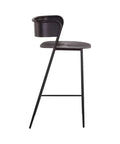 Keanu Gunmetal Modern Metal Counter Stool -3