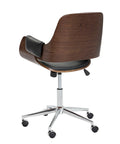 Kellan Onyx Faux Leather Swivel Office Chair-2