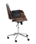 Kellan Onyx Faux Leather Swivel Office Chair-3