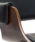 Kellan Onyx Faux Leather Swivel Office Chair-4