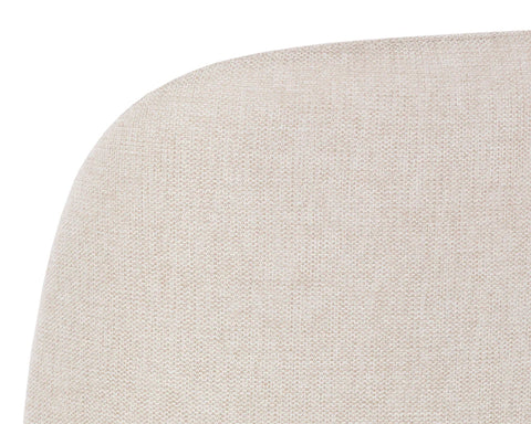 Kenna Belfast Oatmeal Fabric Swivel Office Chair -7