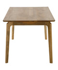 Natural wood dining table for 4 to 6 people