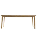Contemporary solid wood dining table
