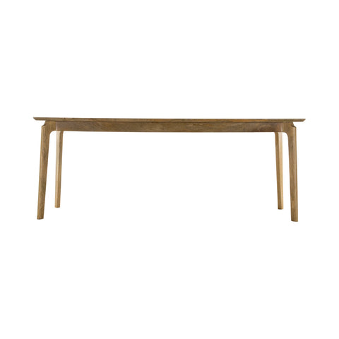 Contemporary solid wood dining table