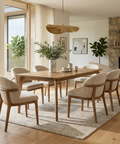 Kenzo Solid Mango Wood 60" Dining Table