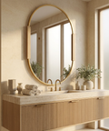 Kerianne Gold Modern Wall Mirror 