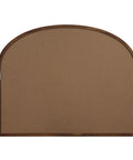 Kindra Walnut Wood Modern Wall Mirror -4