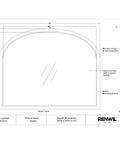 Kindra Walnut Wood Modern Wall Mirror -5