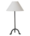 Kitts Matte Black Cast Aluminum Table Lamp -1