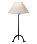 Kitts Matte Black Cast Aluminum Table Lamp -2