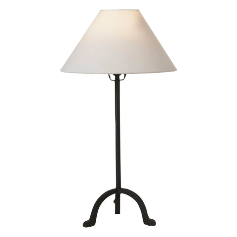 Kitts Matte Black Cast Aluminum Table Lamp -2