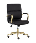 Kleo Onyx Faux Leather Office Chair -1