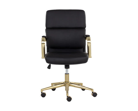 Kleo Onyx Faux Leather Office Chair -2
