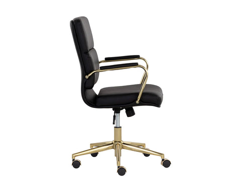 Kleo Onyx Faux Leather Office Chair -3