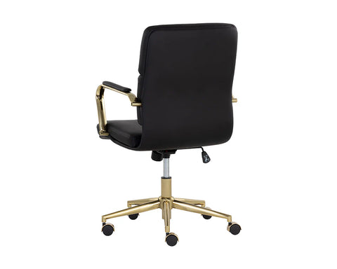 Kleo Onyx Faux Leather Office Chair -4