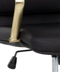 Kleo Onyx Faux Leather Office Chair -5