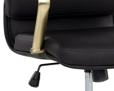 Kleo Onyx Faux Leather Office Chair -5