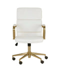 Kleo Snow Faux Leather Office Chair -2
