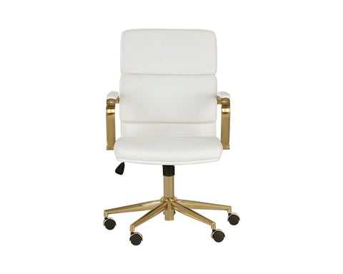 Kleo Snow Faux Leather Office Chair -2