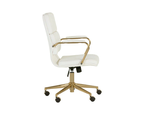 Kleo Snow Faux Leather Office Chair -3