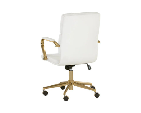 Kleo Snow Faux Leather Office Chair -4