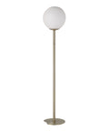Koloa Champagne & White Glass Floor Lamp -1
