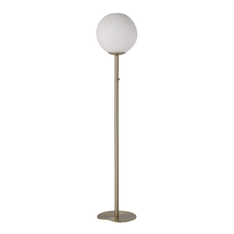 Koloa Champagne & White Glass Floor Lamp -2