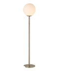 Koloa Champagne & White Glass Floor Lamp -3