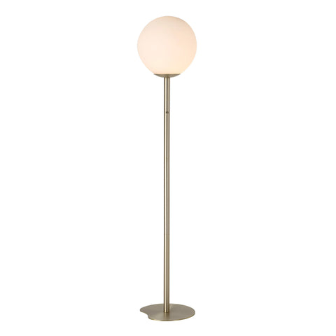 Koloa Champagne & White Glass Floor Lamp -3
