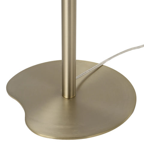 Koloa Champagne & White Glass Floor Lamp -4