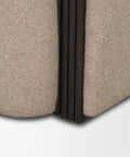 Kornelia Mushroom Fabric Barrel Accent Chair -7