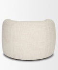 Kornelia Oatmeal Fabric Barrel Accent Chair-4