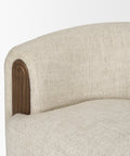Kornelia Oatmeal Fabric Barrel Accent Chair-6