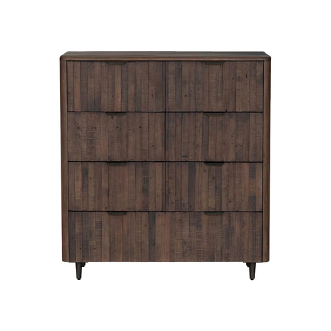 Lineo Seven Drawer Dark - Dresser