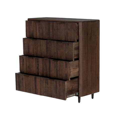 Lineo Seven Drawer Dark - Dresser