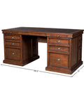 Lifestyle Reclaimed Wood African Dusk Executive Double Desk-6