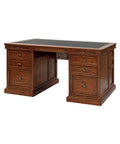 Lifestyle Reclaimed Wood African Dusk Executive Double Desk-5