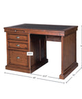 Lifestyle Reclaimed Wood African Dusk Executive Desk-3