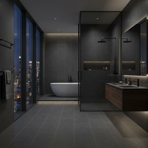 concrete look floor tile