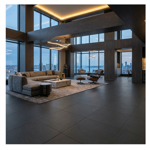 concrete look floor tile