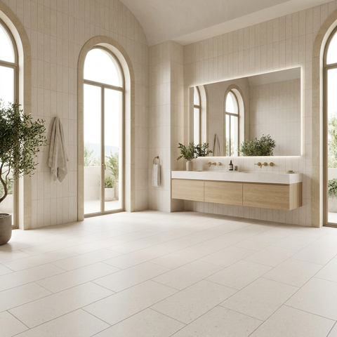 concrete look floor tile